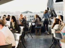 Rooftop brunch with Charleston skyline views at The Watch